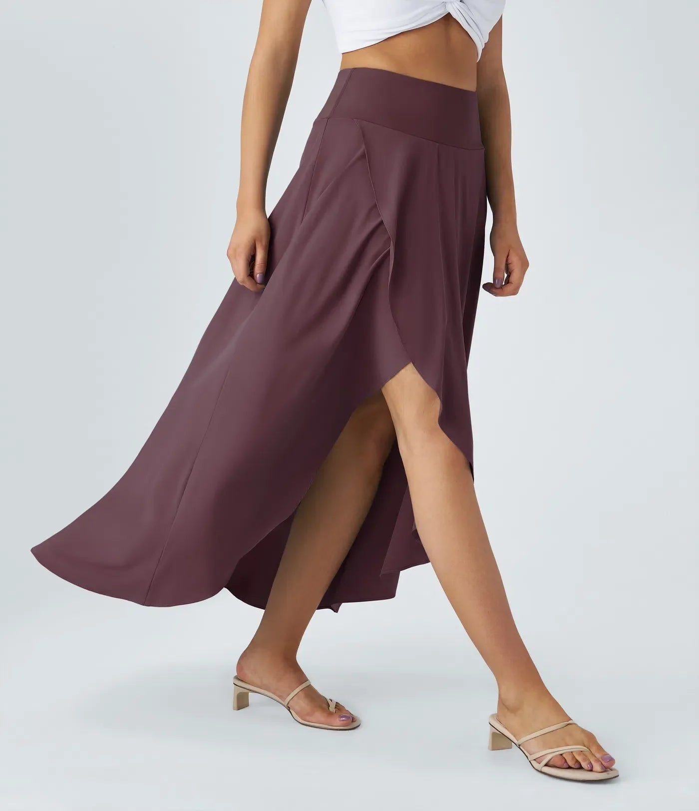 OMNIYA™ | Gonna Maxi Con Spacco e Confortevole