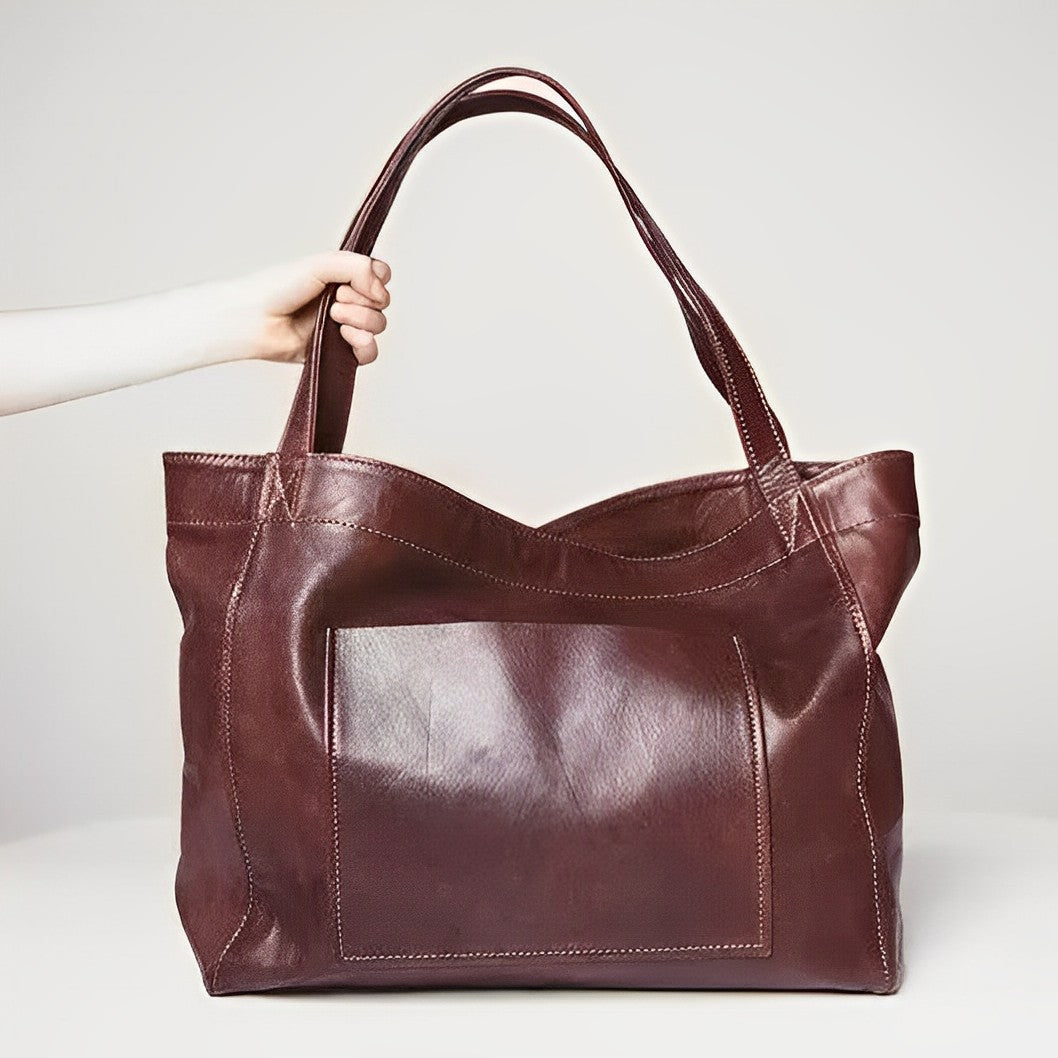 OMNIYA™ | Borsa a tracolla in pelle vintage