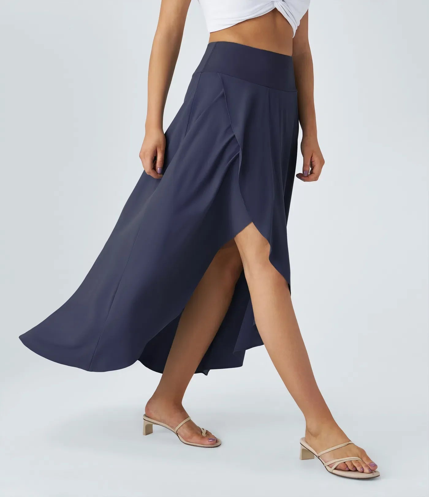 OMNIYA™ | Gonna Maxi Con Spacco e Confortevole