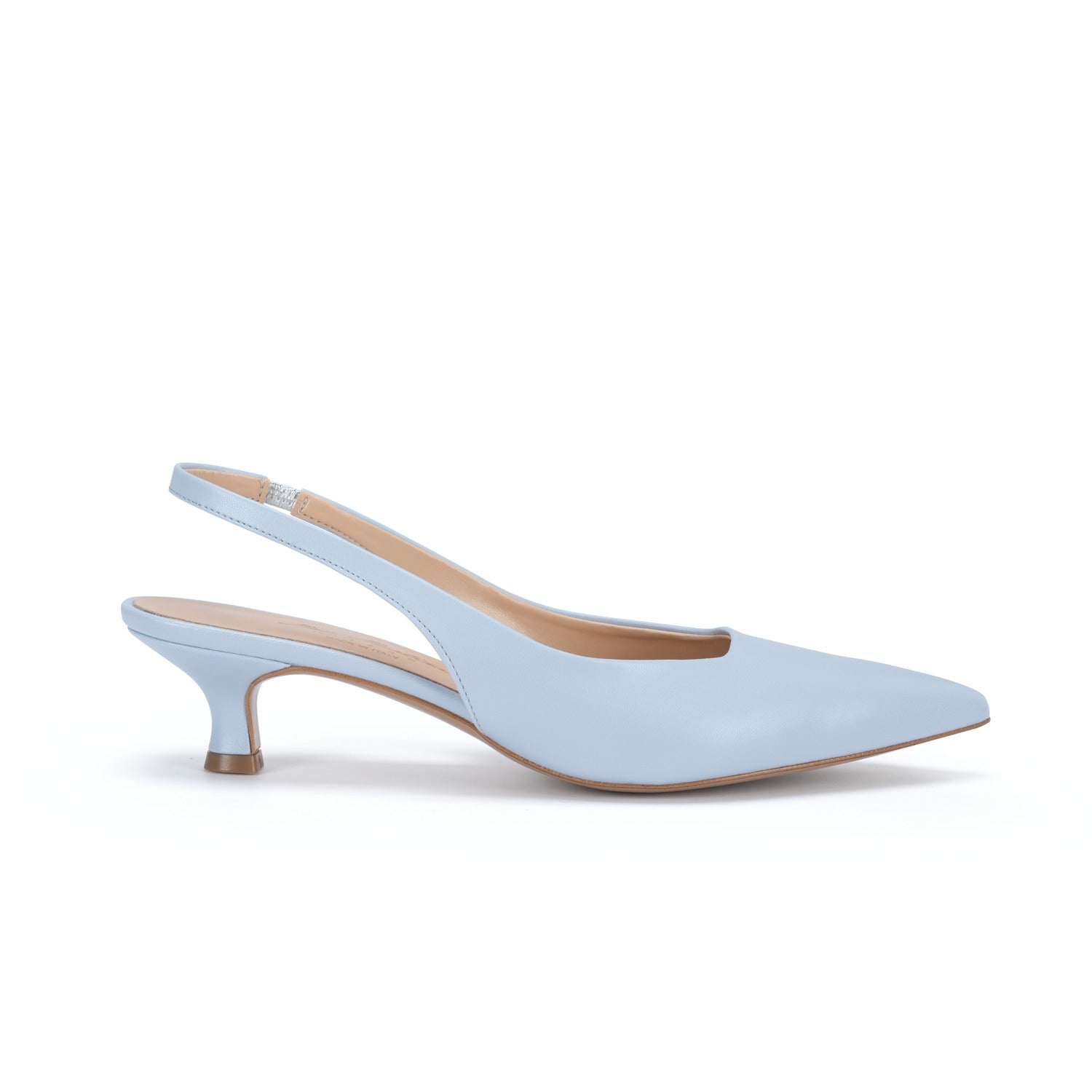OMNIYA™ | Scarpe con Tacco Basso Celeste