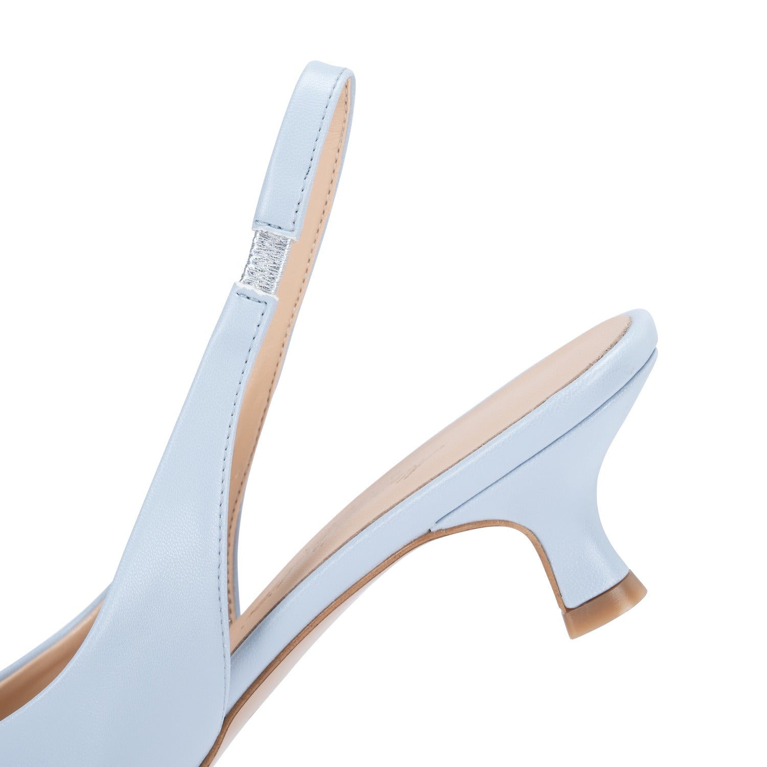 OMNIYA™ | Scarpe con Tacco Basso Celeste
