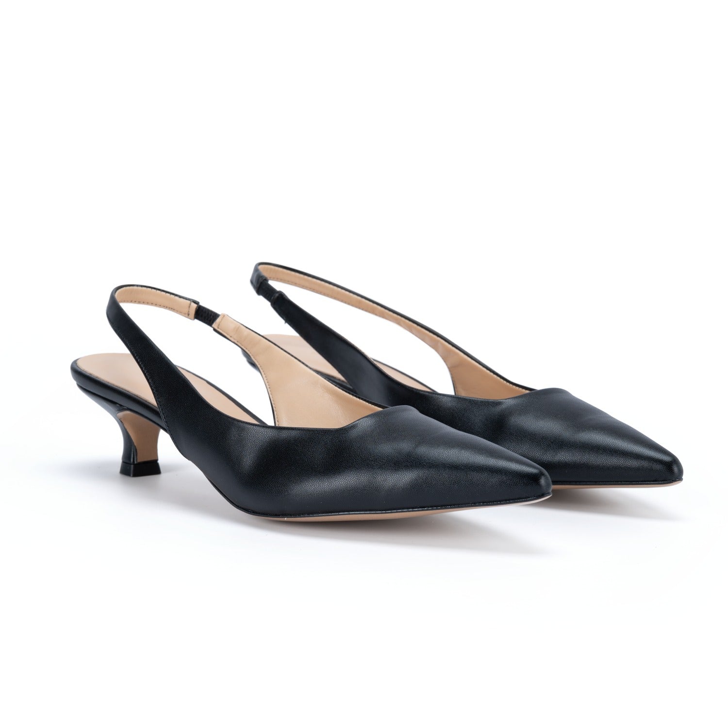 OMNIYA™ | Scarpe con Tacco Basso Nere