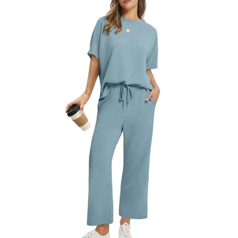 OMNIYA™ | Completo casual top e pantalone
