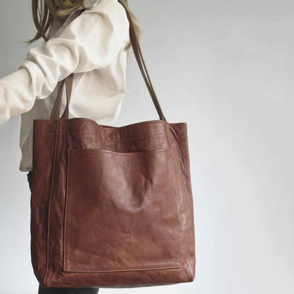 OMNIYA™ | Borsa tote in pelle