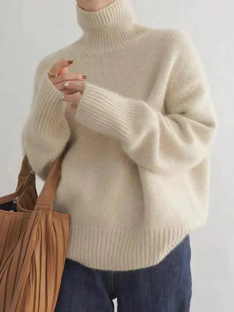 OMNIYA™ | Maglione a Collo Alto Morbido e Confortevole