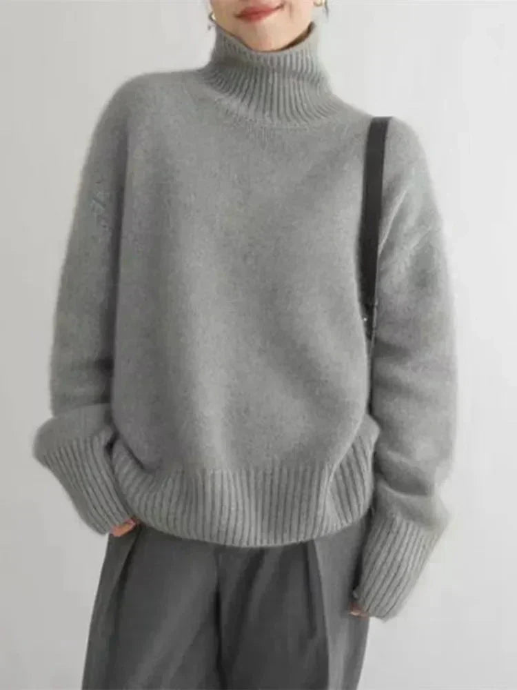 OMNIYA™ | Maglione a Collo Alto Morbido e Confortevole