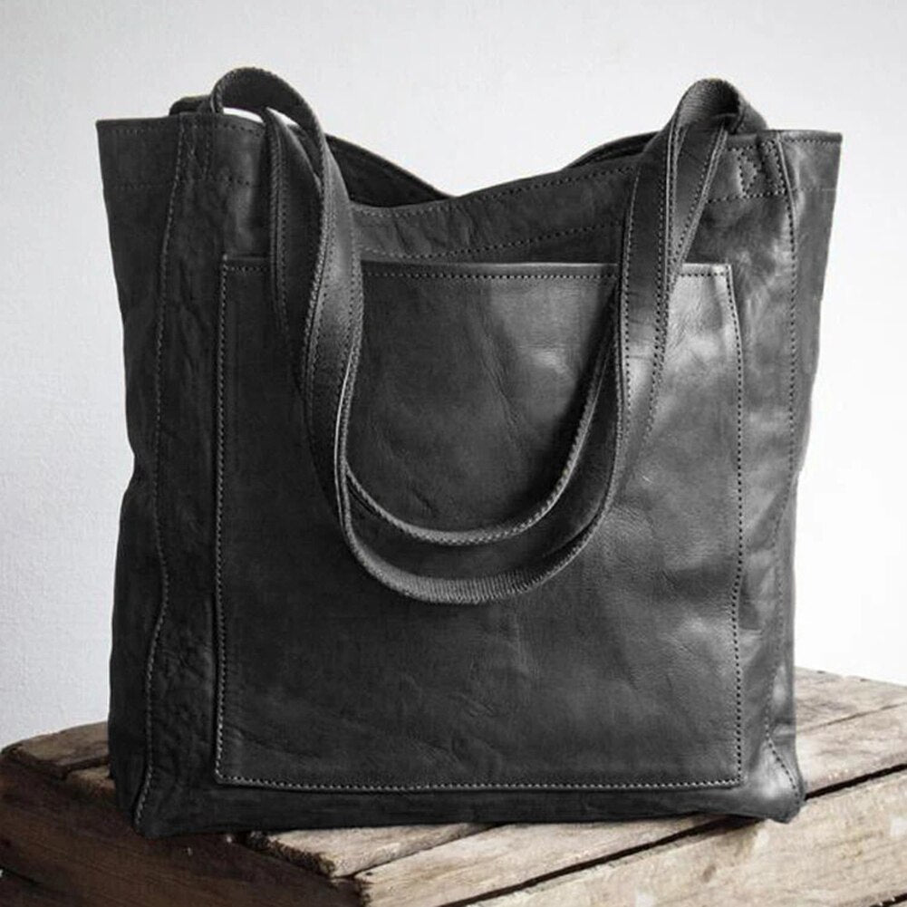 OMNIYA™ | Borsa tote in pelle