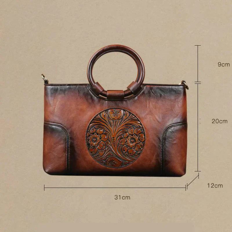 OMNIYA™ | Borsa vintage in rilievo