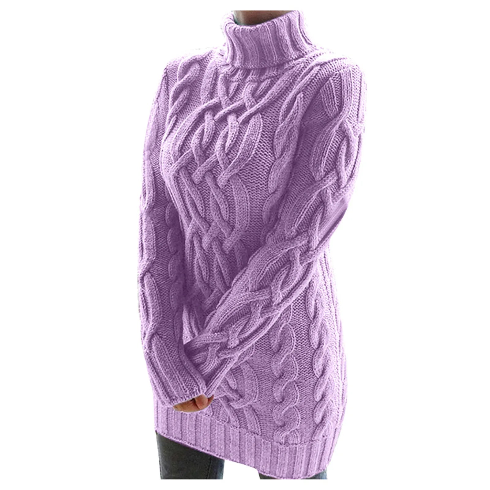 OMNIYA™ | Maglione lungo in maglia