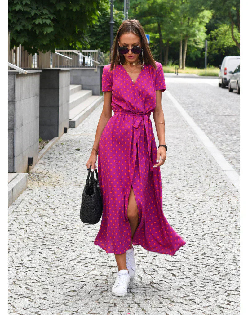 OMNIYA™ | Abito Svasato con Scollo a V