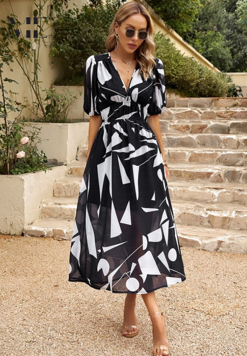 OMNIYA™ | Luxe Midi Dress Senza Tempo (Quasi esaurito)