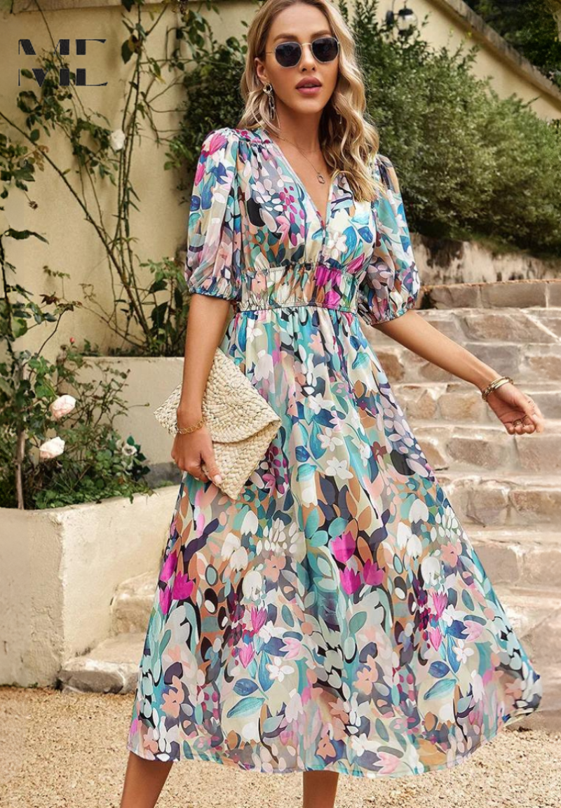 OMNIYA™ | Luxe Midi Dress Senza Tempo (Quasi esaurito)