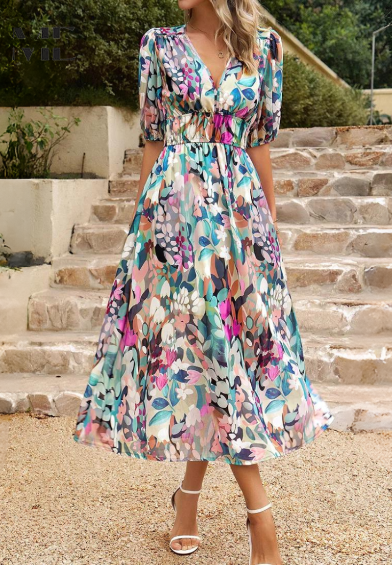 OMNIYA™ | Luxe Midi Dress Senza Tempo (Quasi esaurito)