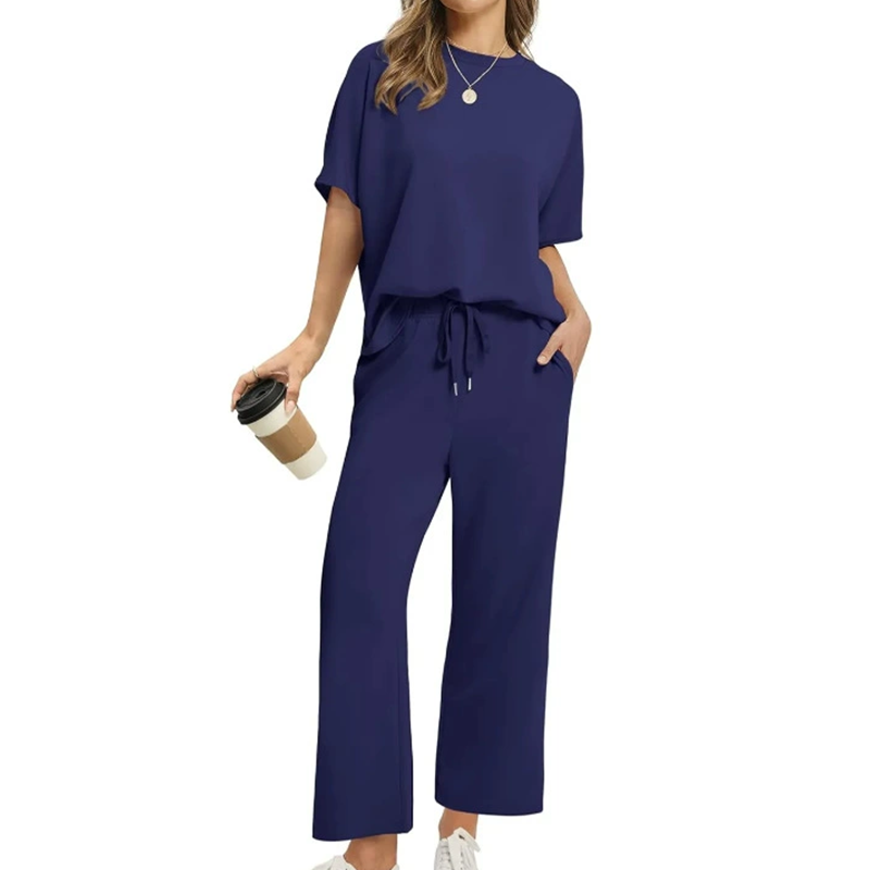 OMNIYA™ | Completo casual top e pantalone