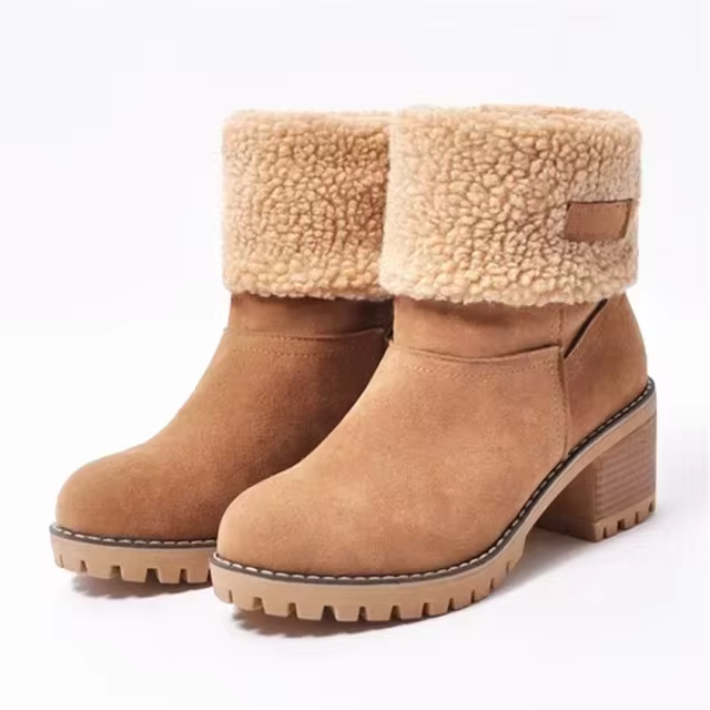 OMNIYA™ | Stivali da neve in pelle eleganti e caldi