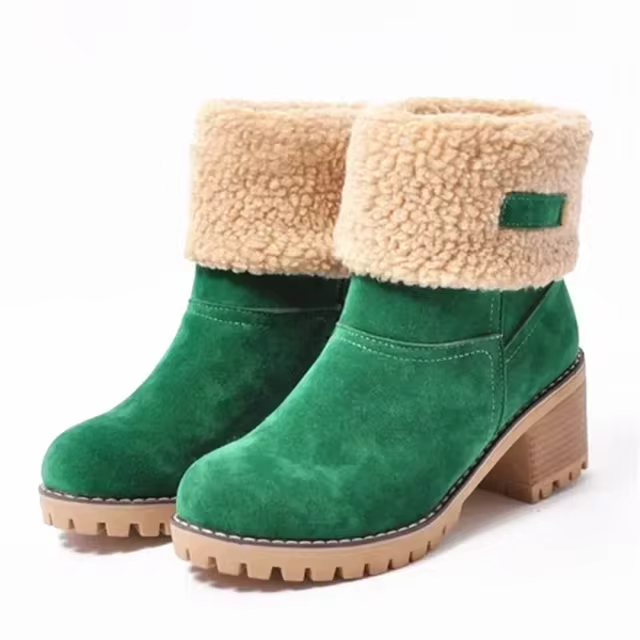 OMNIYA™ | Stivali da neve in pelle eleganti e caldi