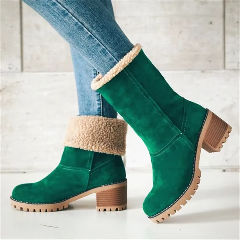 OMNIYA™ | Stivali da neve in pelle eleganti e caldi