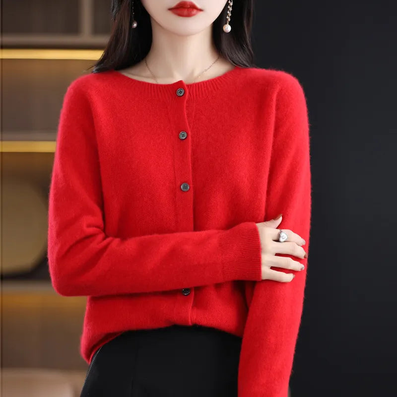 OMNIYA™ | Cardigan Confortevole con Bottoni