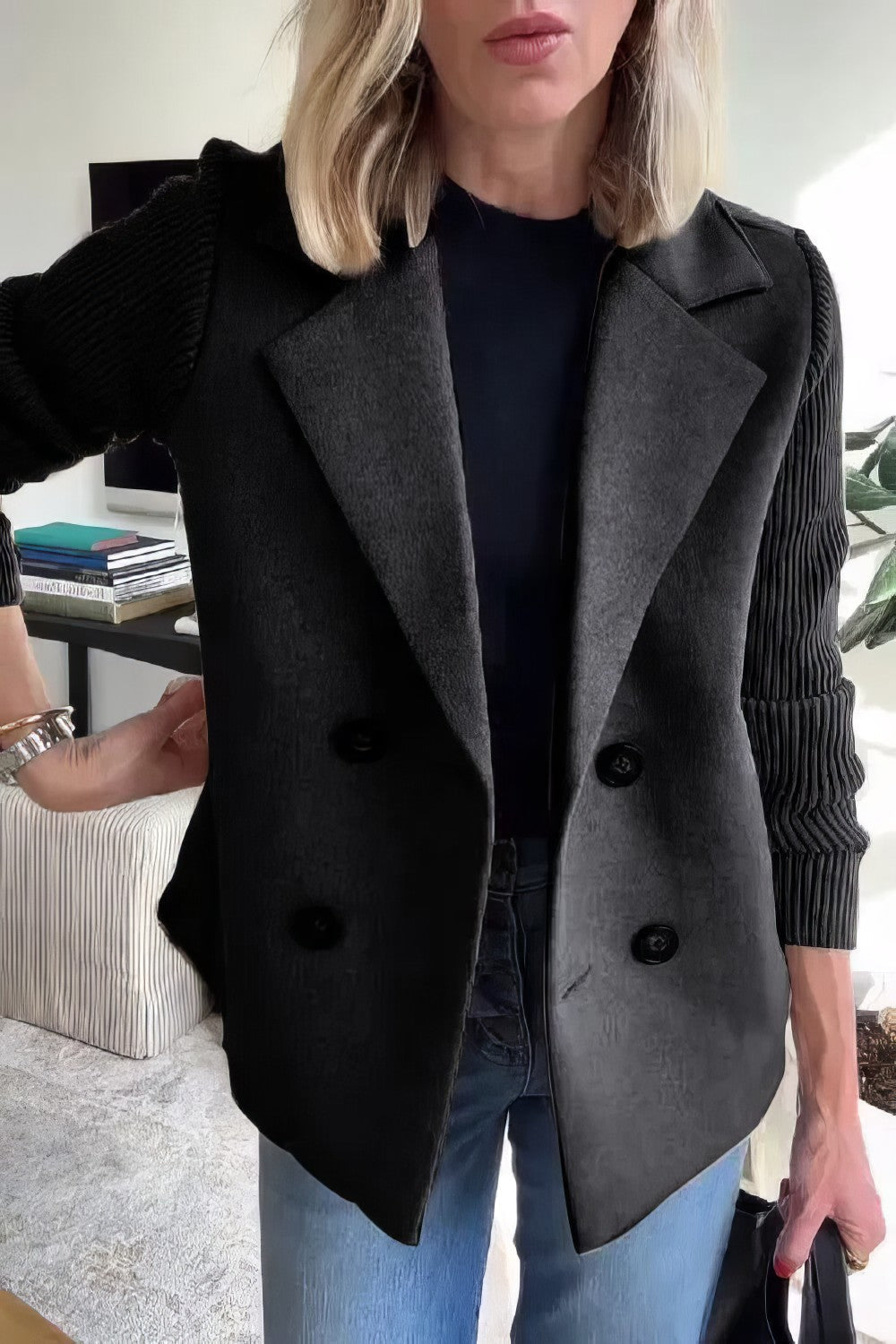 OMNIYA™ | Giacca Cardigan Patchwork