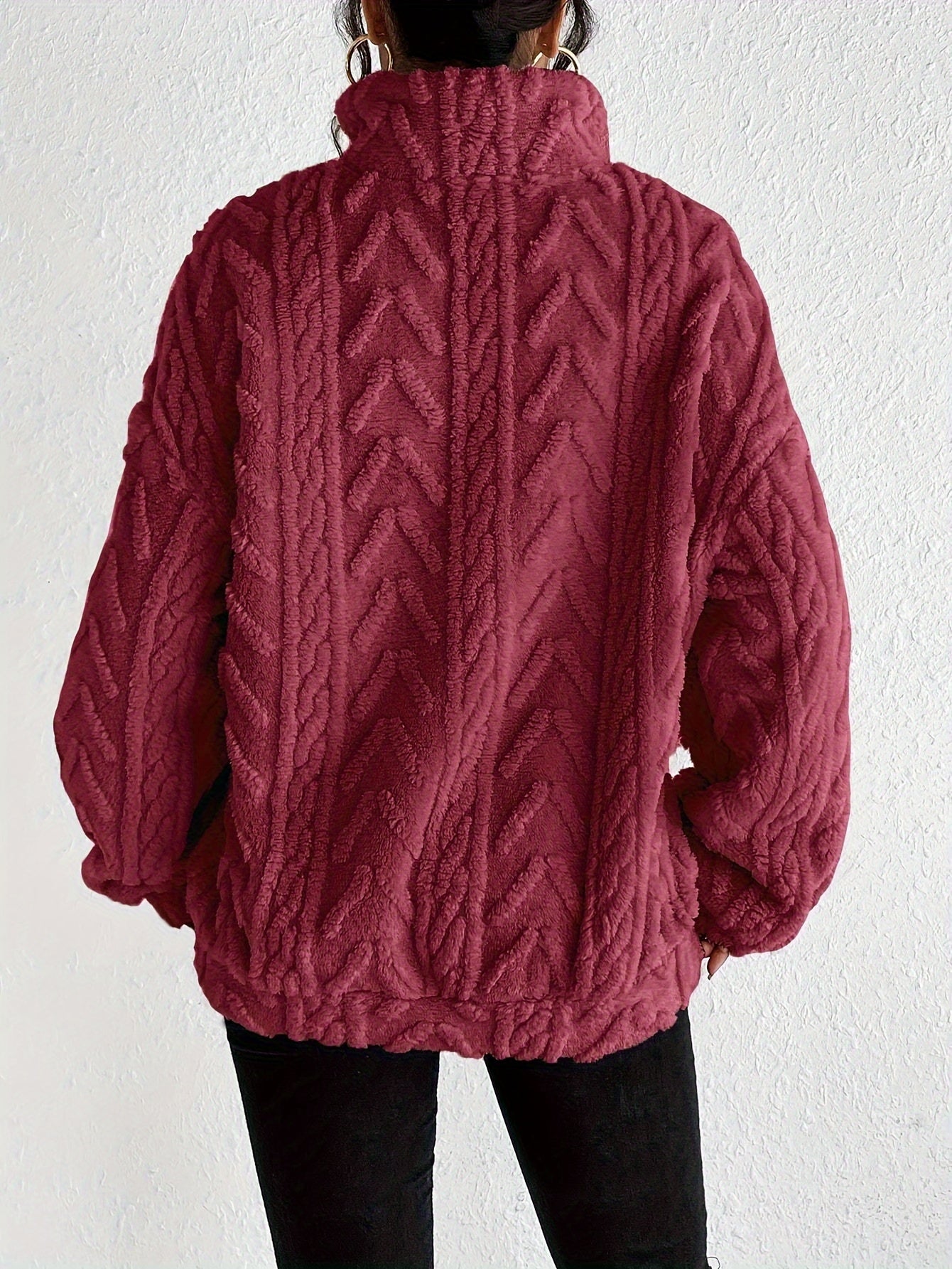 OMNIYA™ | Maglione in pile elegante