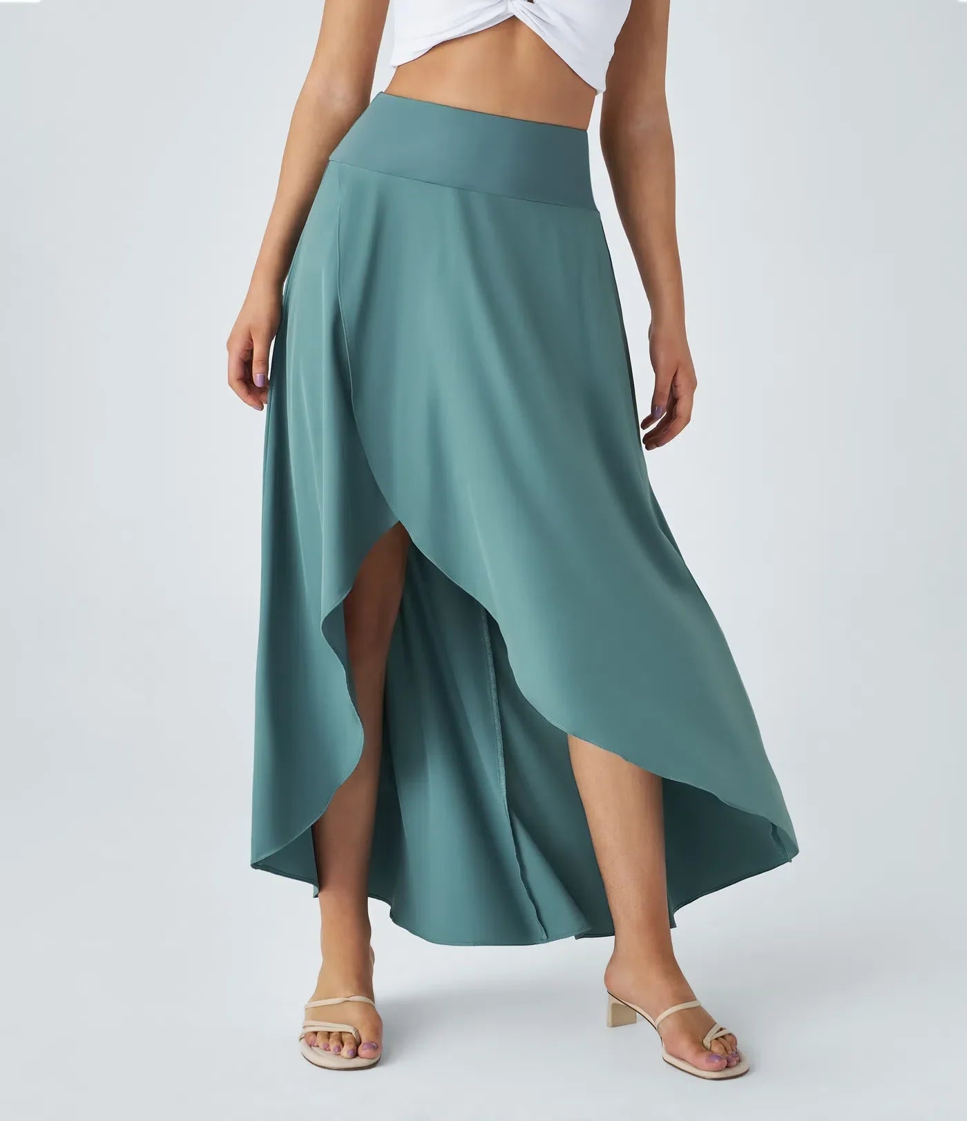 OMNIYA™ | Gonna Maxi Con Spacco e Confortevole