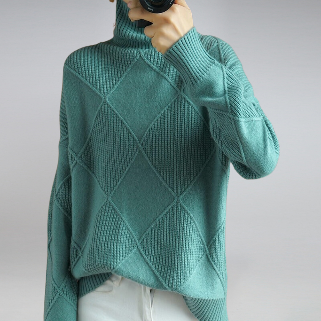OMNIYA™ | Pullover con Collo Alto Confortevole
