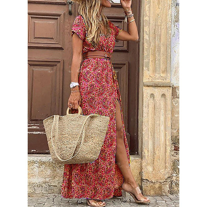 OMNIYA™ | Elegante Maxi-Abito Bohemien