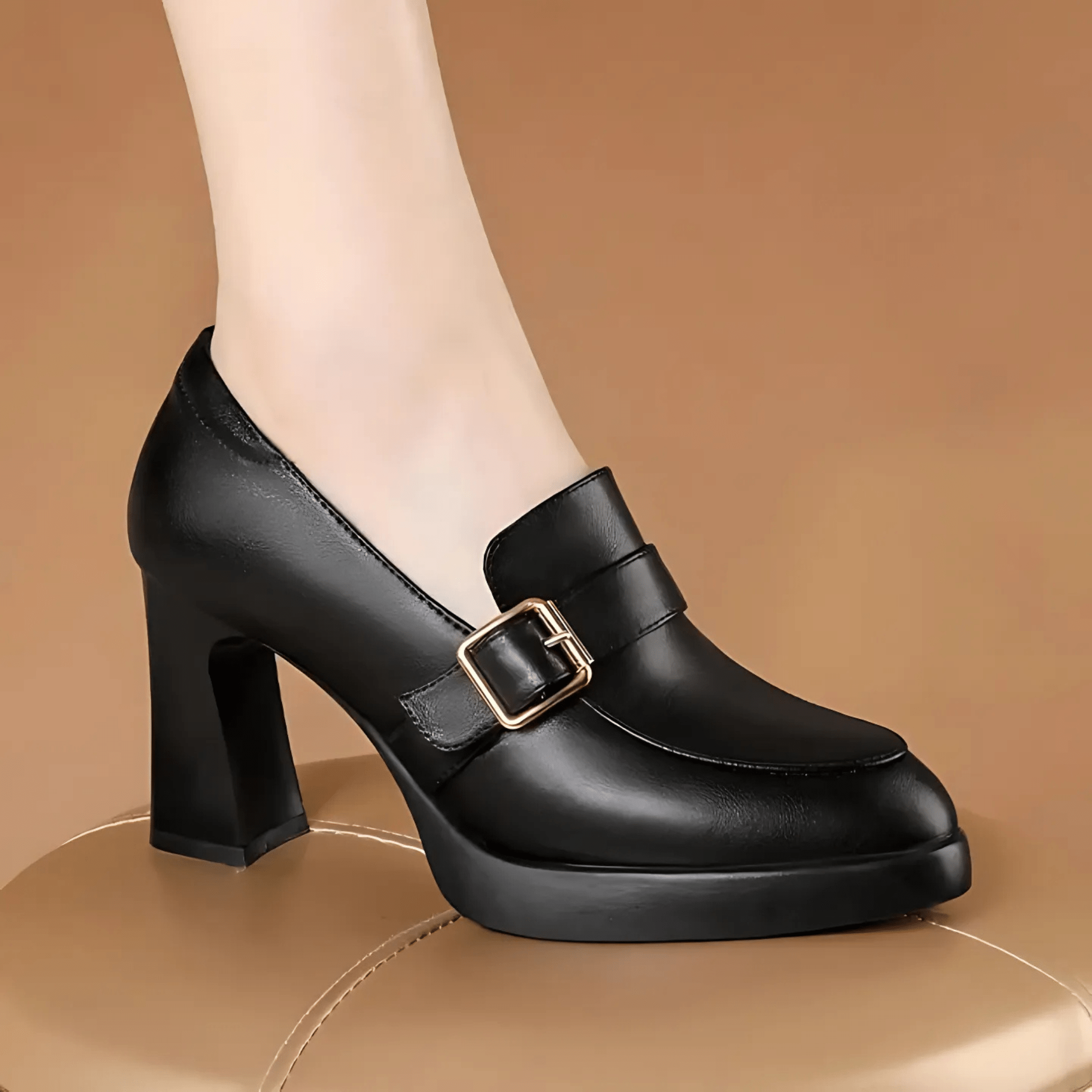 OMNIYA™ | Mocassini comodi con tacco a blocco