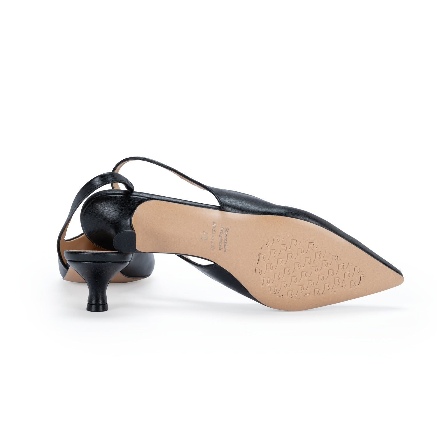 OMNIYA™ | Scarpe con Tacco Basso Nere