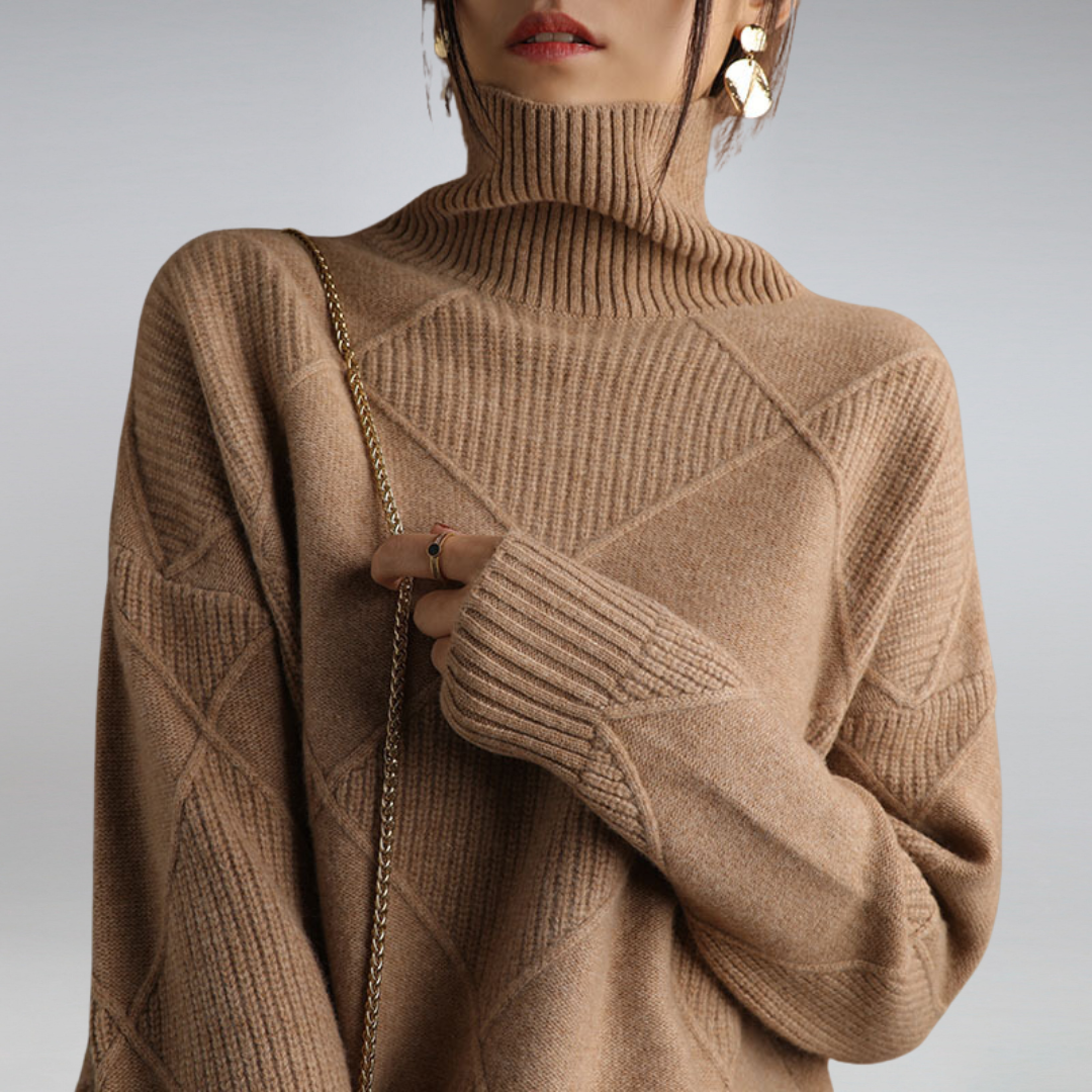 OMNIYA™ | Pullover con Collo Alto Confortevole