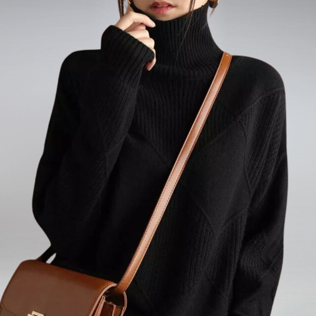 OMNIYA™ | Pullover con Collo Alto Confortevole