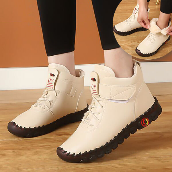OMNIYA™ | Stivali alti in pelle da donna