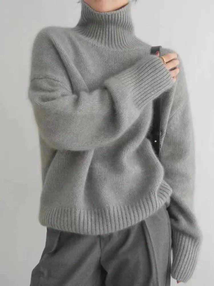 OMNIYA™ | Maglione a Collo Alto Morbido e Confortevole