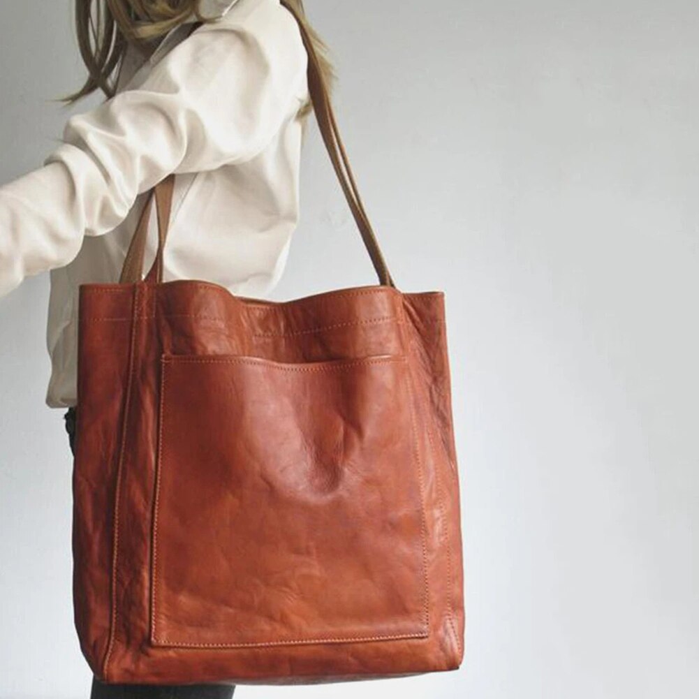 OMNIYA™ | Borsa tote in pelle