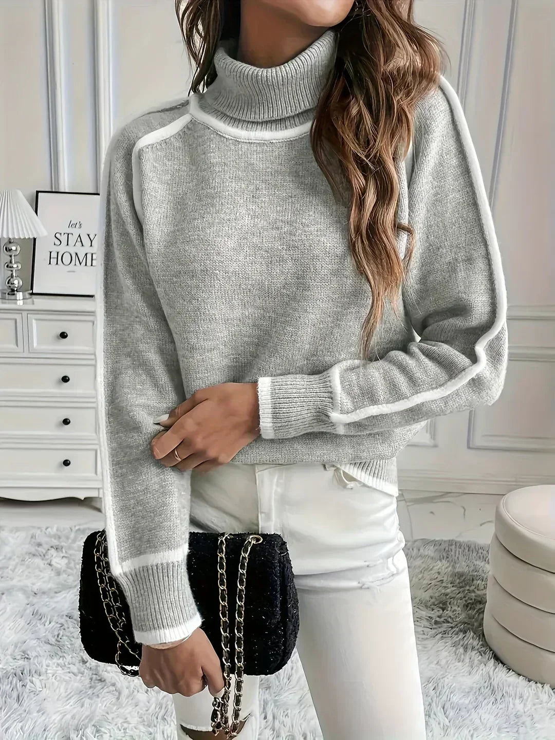 OMNIYA™ | Maglione dolce con colletto alto