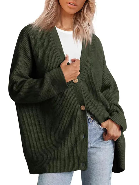 OMNIYA™ | Cardigan Elegante con Bottoni