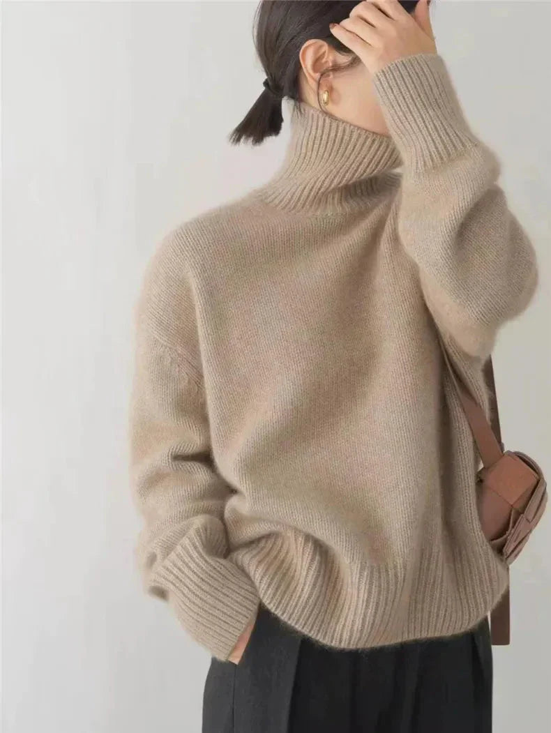 OMNIYA™ | Maglione a Collo Alto Morbido e Confortevole