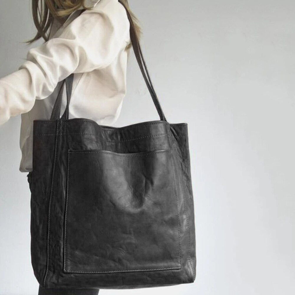 OMNIYA™ | Borsa tote in pelle