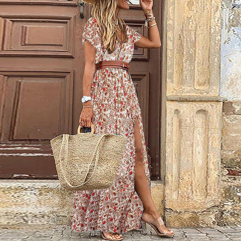 OMNIYA™ | Elegante Maxi-Abito Bohemien