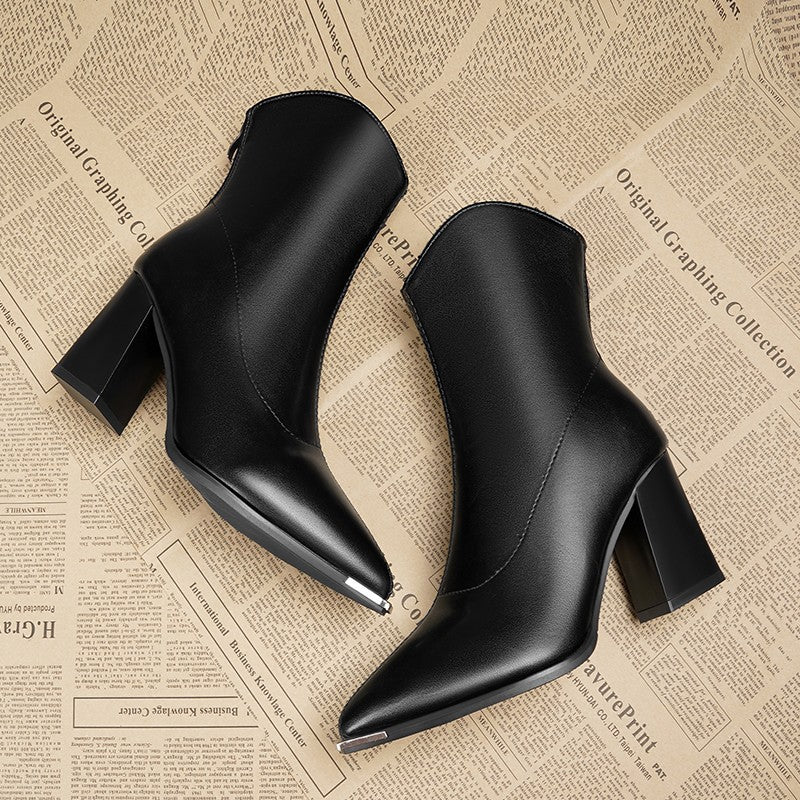 OMNIYA™ | Eleganti stivaletti con tacco alto