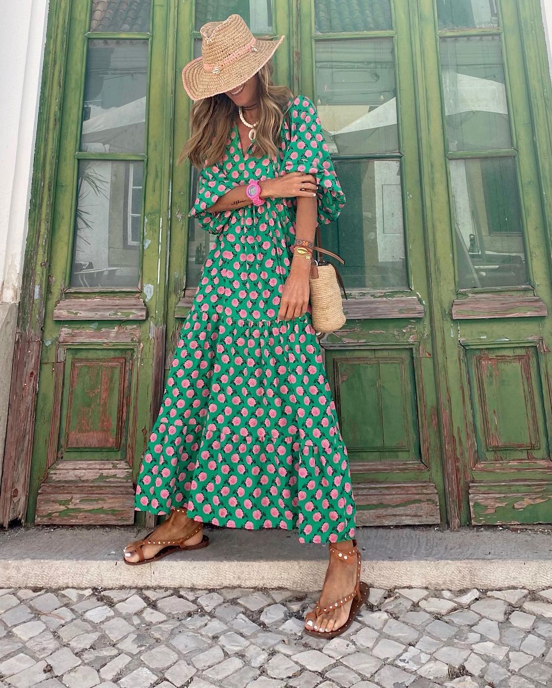 OMNIYA™ | Abito Maxi Bohemien