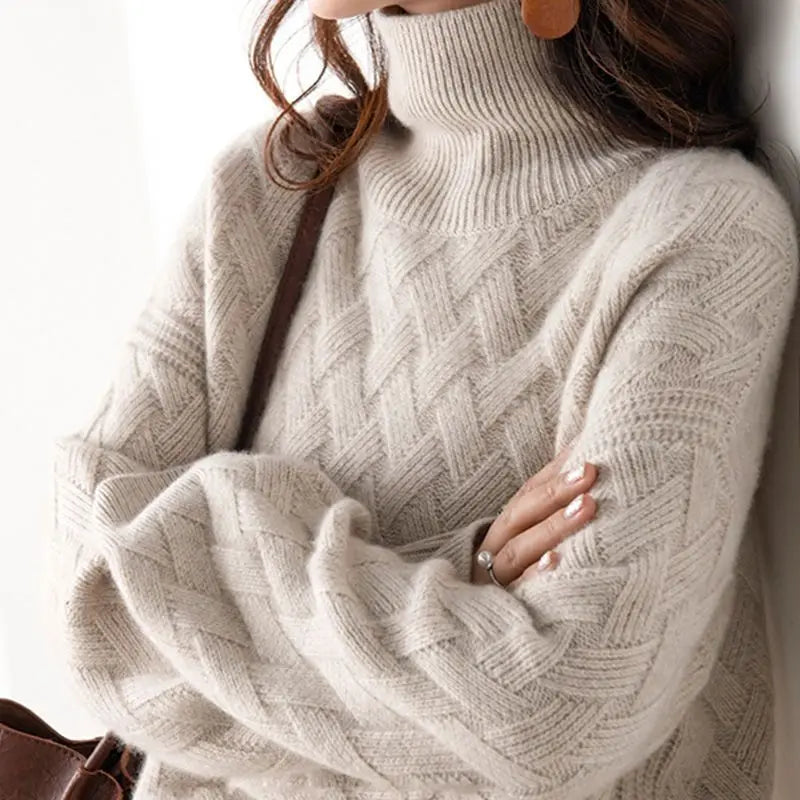 OMNIYA™ | Maglione a collo alto in maglia