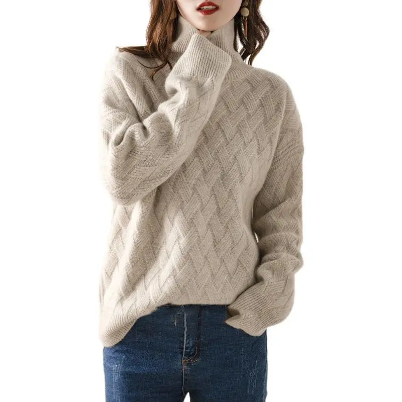 OMNIYA™ | Maglione a collo alto in maglia