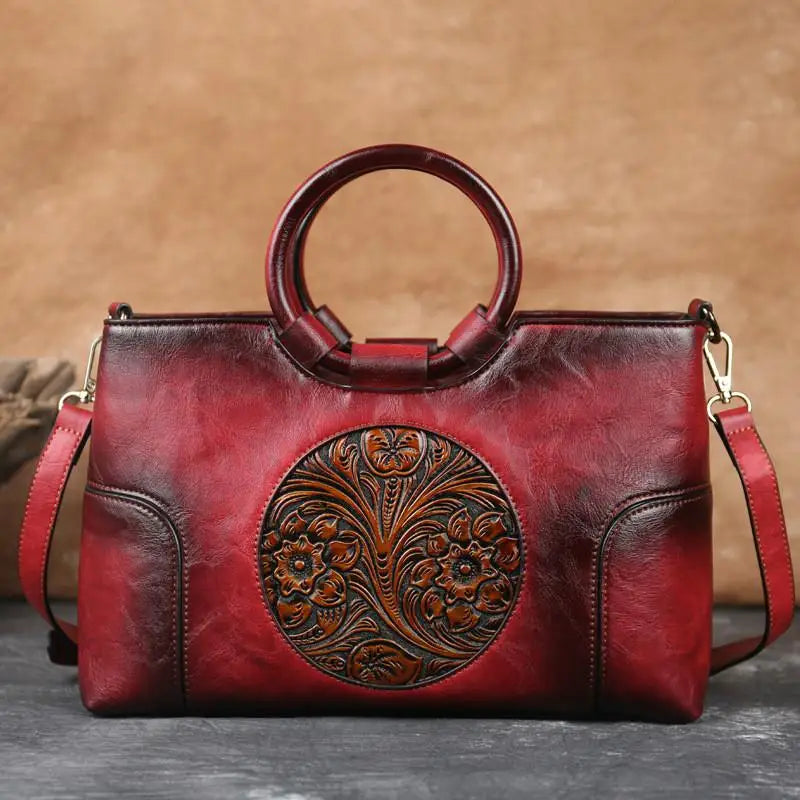 OMNIYA™ | Borsa vintage in rilievo