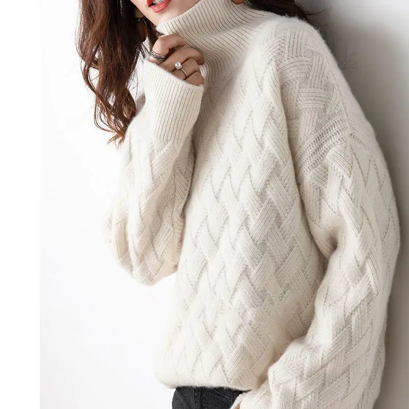 OMNIYA™ | Maglione a collo alto in maglia