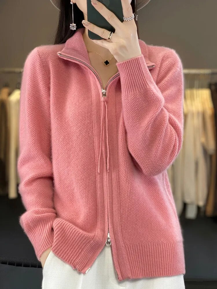 OMNIYA™ | Cardigan zippato accogliente