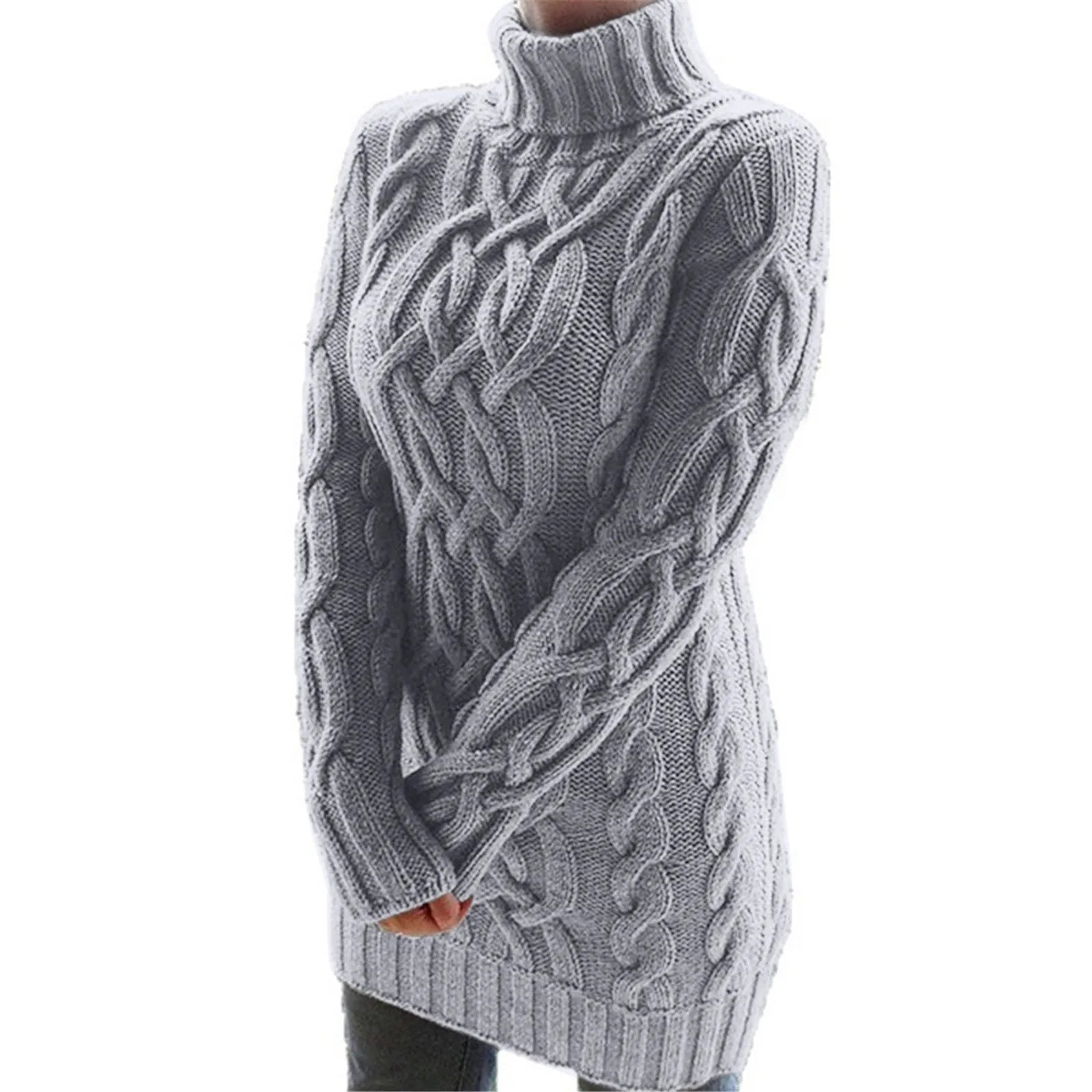 OMNIYA™ | Maglione lungo in maglia