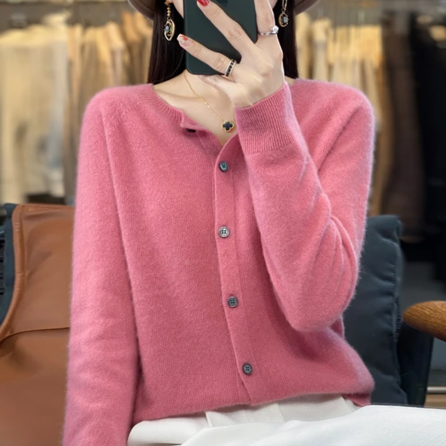 OMNIYA™ | Cardigan Confortevole con Bottoni