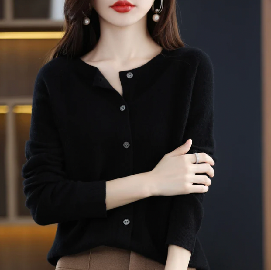 OMNIYA™ | Cardigan Confortevole con Bottoni