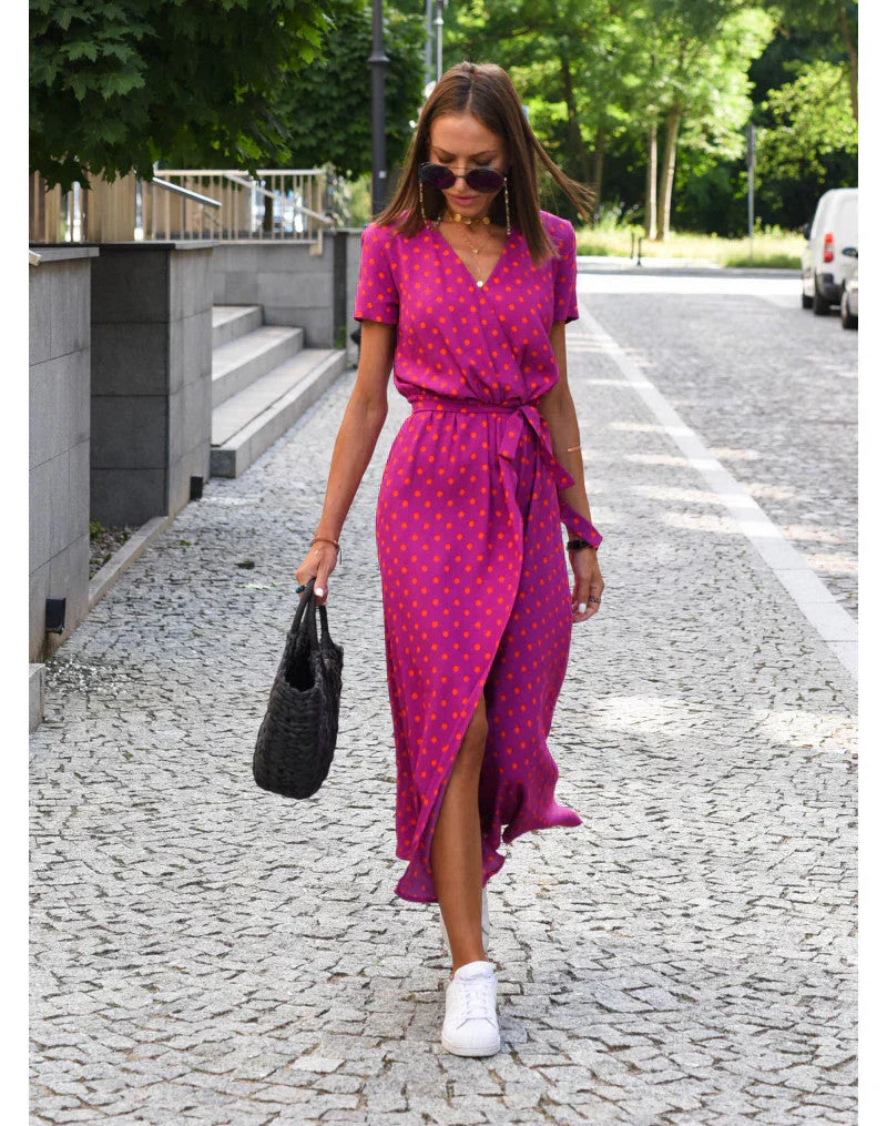 OMNIYA™ | Abito Svasato con Scollo a V